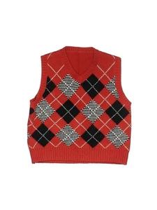 Unbranded Girls Red Sweater Vest L Youth - Picture 1 of 2