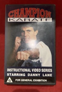 Champion Karate Danny Lane VHS Retro Vintage Video Cassette (Lote 2191) - Imagen 1 de 4