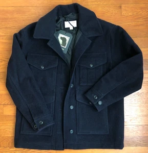 Filson Womens Mackinaw Wool Cruiser Jacket MED Navy Classic - Picture 1 of 6