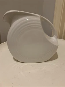 Fiestaware weiß groß 67 Unzen Scheibe Krug Krug HLC Fiesta Ware - Bild 1 von 10