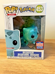 Funko POP! Games Pokemon Bulbasaur #453 Diamond 2021 Summer Con Vinyl Figur - Bild 1 von 8
