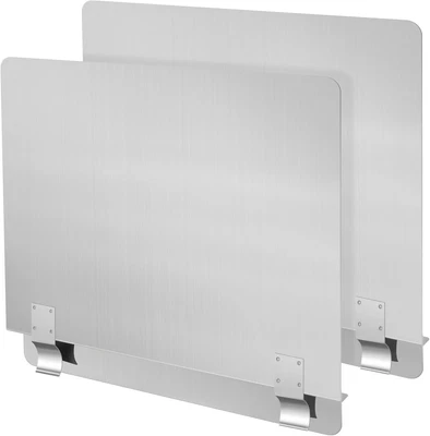 2 paquetes de protección contra salpicaduras para freidora de acero inoxidable comercial protector contra salpicaduras estufa lateral Foto 1 de 4