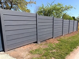 Premium Betonzaun, Betonzäune 10-100m + Anlieferung und Entladung, TOP Qualität - Bild 1 von 10