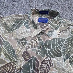 PENDLETON Mens Size XL Hawaiian Aloha Camp Shirt Short Sleeve Button Front - Picture 1 of 6