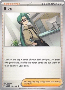 Rika Uncommon Normal SV04: Paradox Rift 172/182 NM - Picture 1 of 2