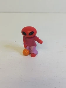 Colorful Minature PVC Alien Action Figure 1.5" Tall Basketball "01 Jersey - Picture 1 of 7