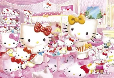 Beverly 300-Piece Jigsaw Puzzle Hello Kitty Collection Room 26 x 38 cm Made in - Image 1 of 3