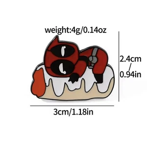 Prendedor esmaltado coleccionable Deadpool | Accesorio insignia solapa dibujos animados cultura pop - Imagen 1 de 1