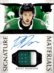 Riley Damiani Signature Materials /99 Rookie Patch Auto 2021-22 UD The Cup - Bild 1 von 2