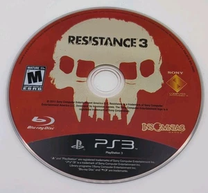 RESISTANCE 3 PlayStation 3 PS3 SONY 2011 solo disco - Imagen 1 de 3