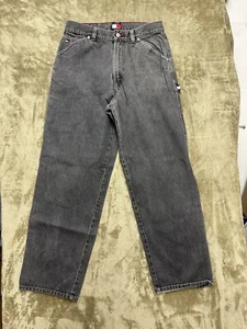 Tommy Hilfiger Jeans 20 Boys Carenter Denim Straight Leg Faded black - Picture 1 of 20