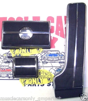 Kit de almohadillas de pedal de transmisión automática Caprice Impala Bel Air 65-70 con moldura  Foto 1 de 4