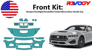 For Ford Mustang GT GT Premium 2024-2025 Front Paint Protection Film PreCut PPF - Picture 1 of 7