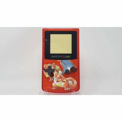 Pokemon Red Charizard Gameboy Color diy handheld housing shell gbc backlit ips - Image 1 of 3