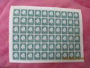 Norfolk Island 1960 - Flower 1d - U/M MNH Complete Sheet Of 60 - SG24 - Picture 1 of 3