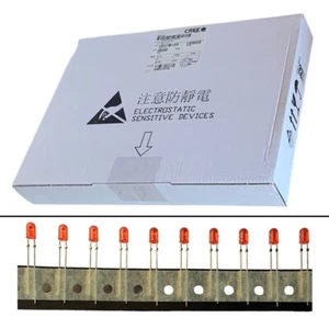 3000PCS 4mm Red LED Light Bulb Emitting Diode. Ships from USA. - Picture 1 of 3