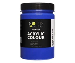 Solid Solutions Acrylic Paint | Ultramarine Blue - 250ml - Picture 1 of 5