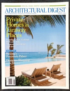 Architectural Digest August 2005. Special Issue: Exotic Locations. Very Good - Picture 1 of 3