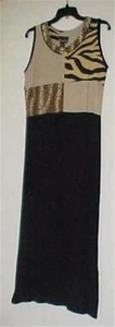 Alexandria Pierce Animal Print Long Dress Small NEW - Picture 1 of 1
