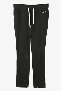 Pantalones de chándal Nike parte inferior ropa deportiva vintage cintura elástica años 90 negros S - TB734 - Imagen 1 de 4