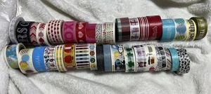 Washi Tape Lot 36 Assorted Colors, Seasonal, Scotch Expressions, Simply Gilded - Picture 1 of 3