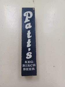 VINTAGE WOODEN PATT,S KEG BIRCH BEER TAP HANDLE - Picture 1 of 2
