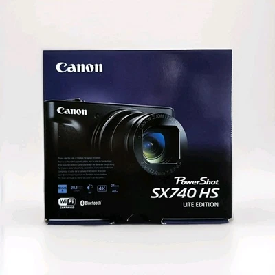 Canon PowerShot SX740 HS Lite Edition Kompaktkamera schwarz - Bild 1 von 3