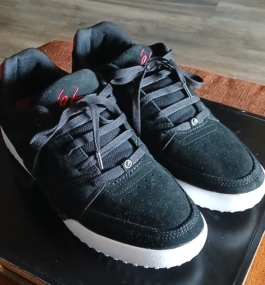 Zapatos de skate para hombre Accel Slim X Quattro negros gamuza talla 11,5 para hombre Foto 1 de 4