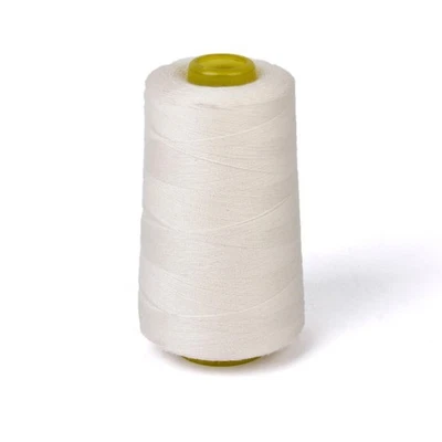 Reel 3000 Yards Sewing Machine Pure Thread White - Image 1 of 4