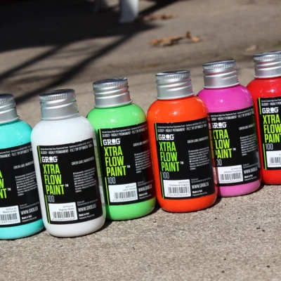 GROG Xtra Flow Paint 100ml Alcohol-based Low-Viscosity Refill Graffiti Art