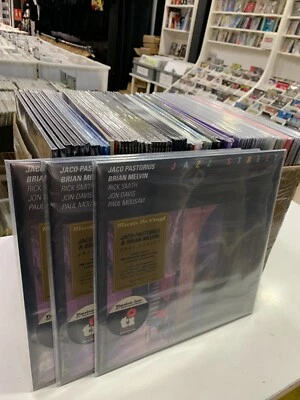 Jaco Pastorius & Brian Melvin LP Jazz Street 2022 Turquoise Coloured Vinyl - Image 1 of 2