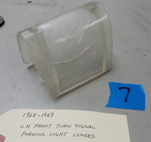 1968-1969 Ford Fairlane Torino Ranchero OEM LH parking light lenses #7 - Bild 1 von 6
