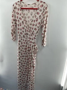 Hershe Women’s dress women’s extra-large maxi floral Wrap style 013 - Picture 1 of 9