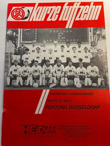 Fußballprogramm, 2. Bundesliga 1987/88, Rot-Weiss Essen - Fortuna Düsseldorf - Bild 1 von 1