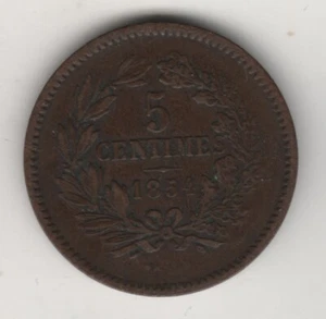 LUSSEMBURGO LUXEMBOURG 5 CENTIMES 1854 #MM189 - Imagen 1 de 2