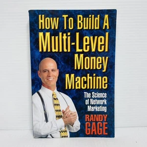 Cómo construir una máquina de dinero multinivel, por Randy Gage, libro FIRMADO - Imagen 1 de 9