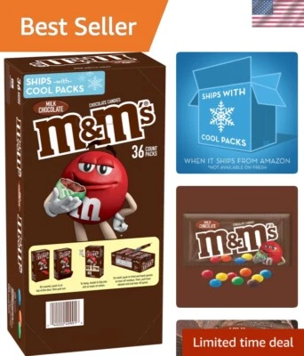 Caramelos de chocolate con leche, tamaño completo, paquete de 36 bolsas de 1,69 oz Foto 1 de 4