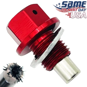 M12 x 1.25 OEM Magnetic Oil Drain Plug Bolt for Toyota Lexus Scion Nissan Nismo - Picture 1 of 6