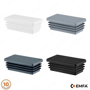 Lamellenstopfen Rohrstopfen Rohrkappen Stopfen Endkappen Vierkant Rechteckig