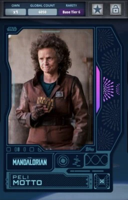 Topps Star Wars Card Trader 2023 Peli Motto Cargo Tier 6 Digital Card - Image 1 of 3