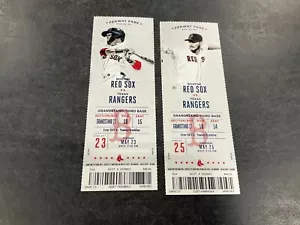 BOSTON RED SOX 2017 BIGLIETTO STUB 23/05/17-5/24/17 VS RANGERS - Foto 1 di 3