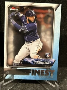 2024 Topps Finest - Junior Caminero RC Finest Rookies SP #FRD-8 Rays - Bild 1 von 2