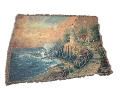 Manta tapiz Thomas Kinkade 60x50 pulgadas Atlope La luz de la paz Foto 1 de 4