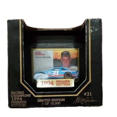 Racing Champions 1994 Premier Edition #31 Steve Grissom 1:64 Diecast Stock Car - Image 1 of 4