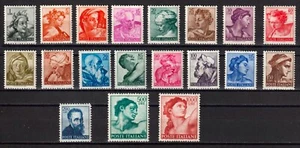REPUBBLICA 1961 - Michelangiolesca - Serie ordinaria (19 val. MNH**) - Picture 1 of 1
