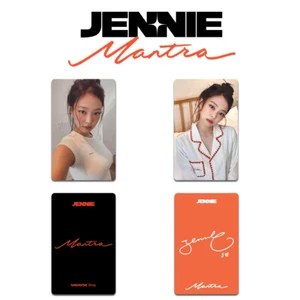 2pcs/set JENNIE SOLO MANTRA Self Made Photocard HD Pajama Card - Picture 1 of 2