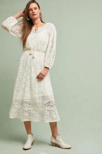Blue Tassel Julia Peasant Dress-M-$168 MSRP - Picture 1 of 4
