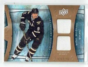 09-10 UD Artifacts Frozen Artifacts  Mike Modano  /199  Dual Jerseys  HOF