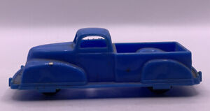 Vintage Renwal No. 14 Pick-up Truck Blue Hard Plastic Made in USA