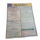 Math Study Guide Quick Study Back to School Algebra Binder Laminated Sheet